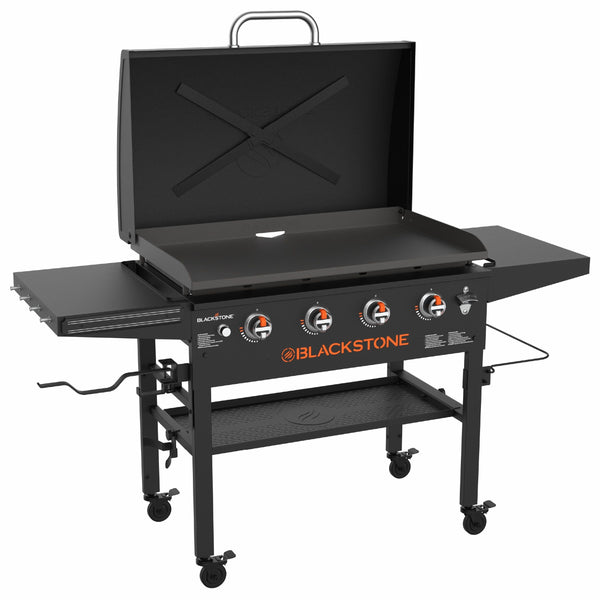 Blackstone 4-Burner LP Gas Portable Griddle with Lid, 36-in W1