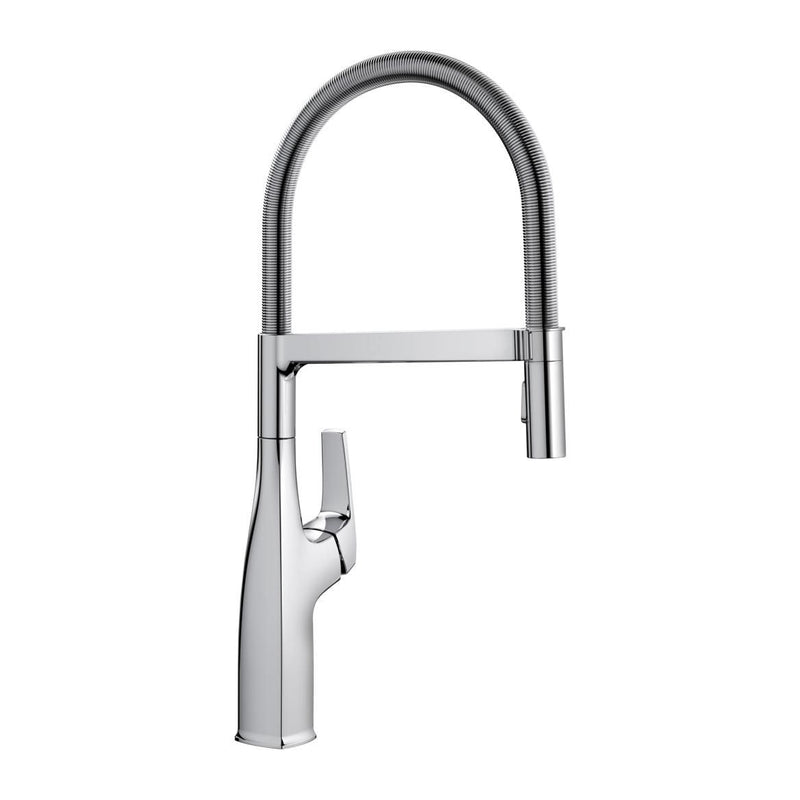 Blanco Rivana Semi-Pro Pull-Down Dual-Spray Kitchen Faucet, Chrome X3