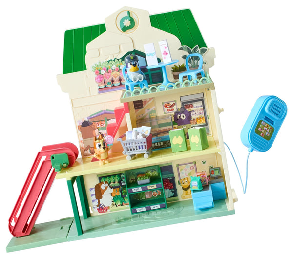 Bluey Supermarket and Restaurant Playset with Speaker T5