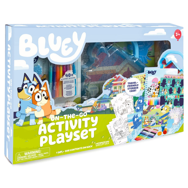 Bluey Ultimate On The Go Activity Playset for Ages 4+ S5