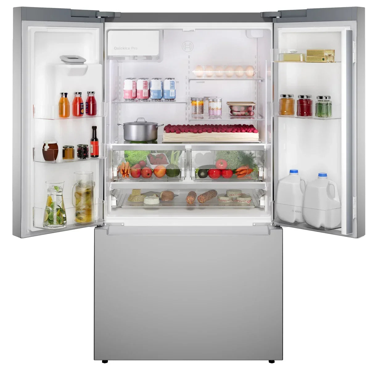 Bosch 300 Series 24 in. Stainless Steel German Made Dishwasher with Third Rack