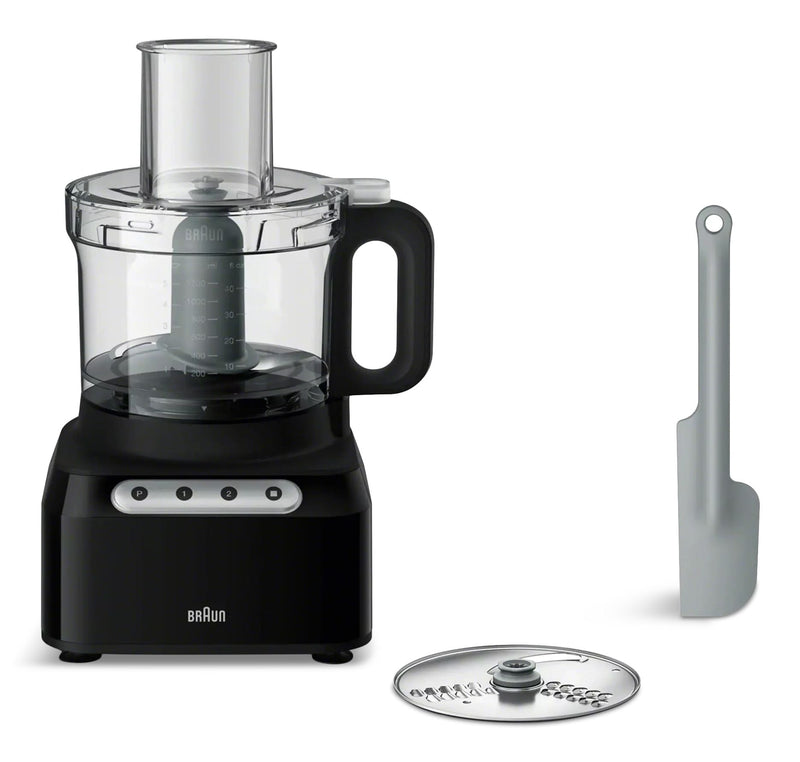 Braun 8-Cup (1.9 L) Food Processor, 550W Motor, Black G3