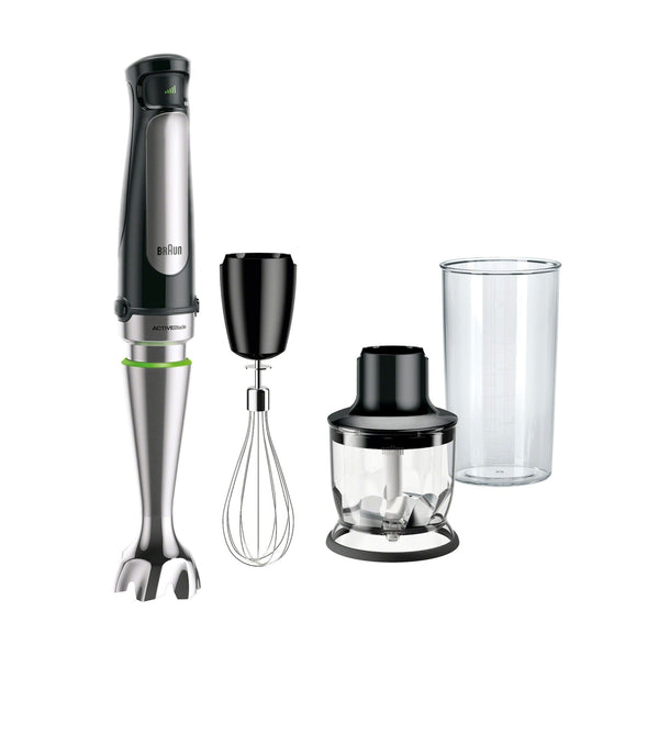 Braun Hand Blender & 1.5-Cup Food Processor with Whisk and Beaker K6