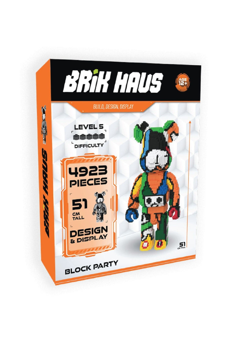 Brik Haus Block Party Construction Set, Large E9
