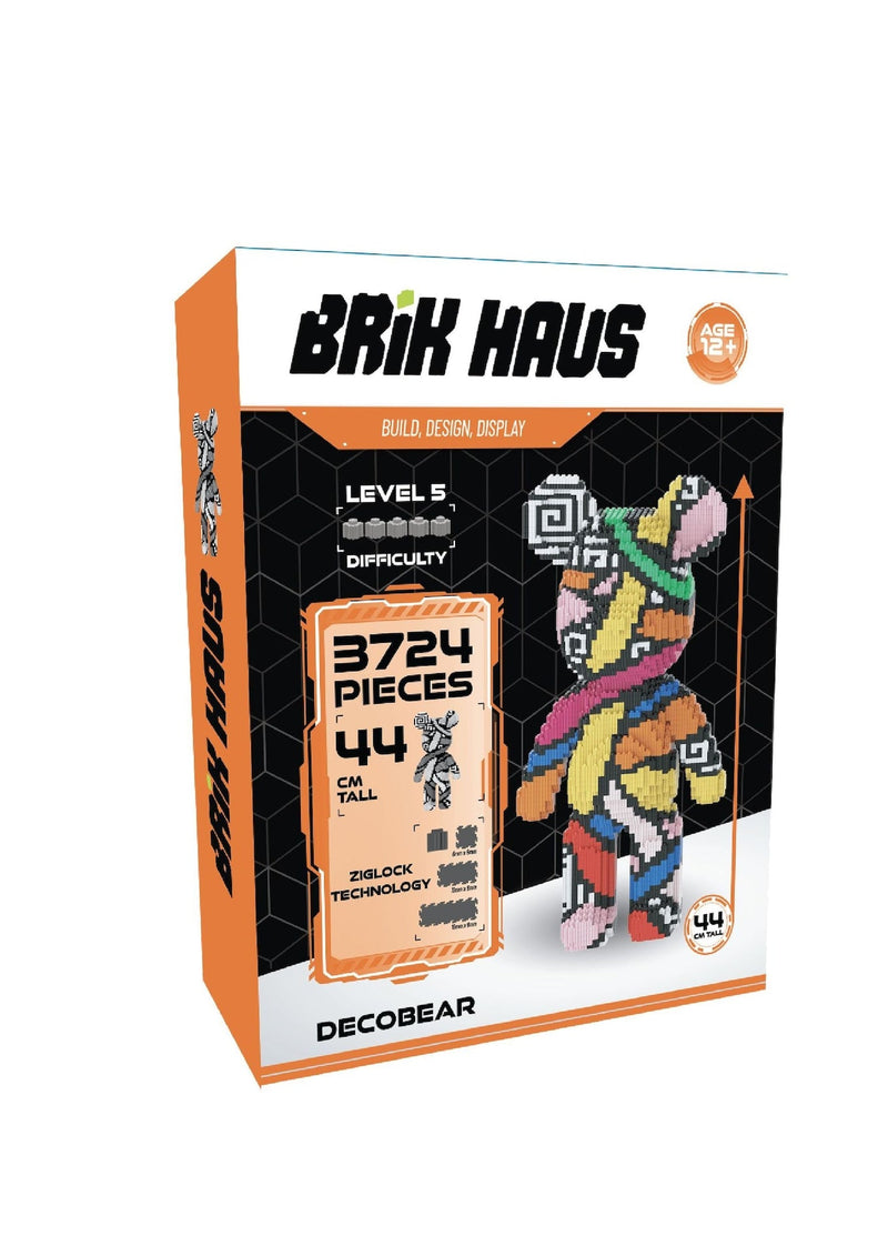 Brik Haus Decobear Construction Set, Medium H6