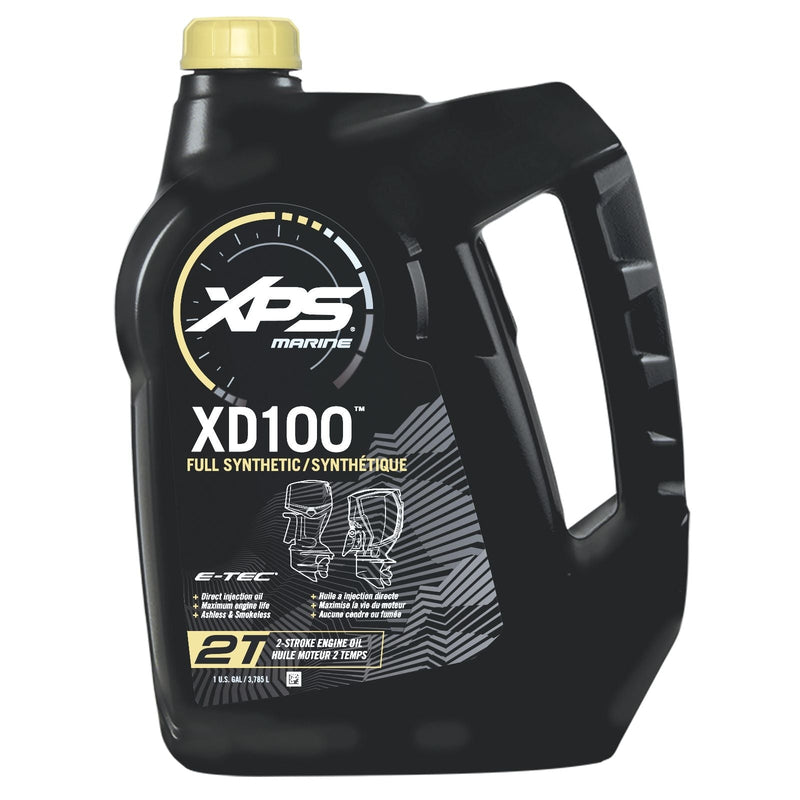 BRP XPS Marine XD100 2-Cycle Full Synthetic Oil, 4-L D0