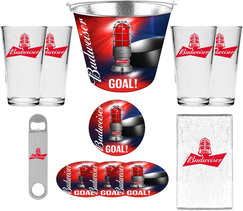 Bud Light Bucket Gift Set, 11-pc W7