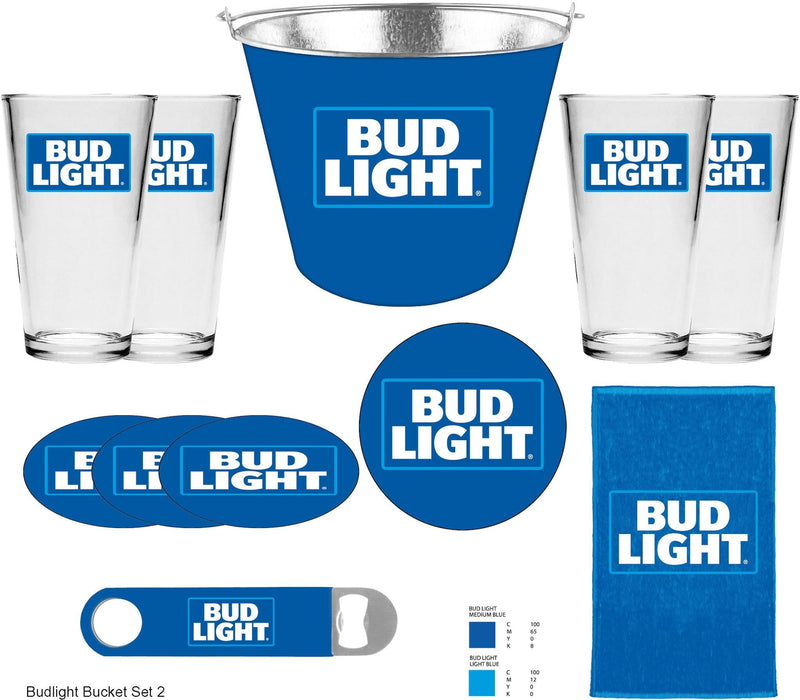 Budweiser Bucket Gift Set, 11-pc I7
