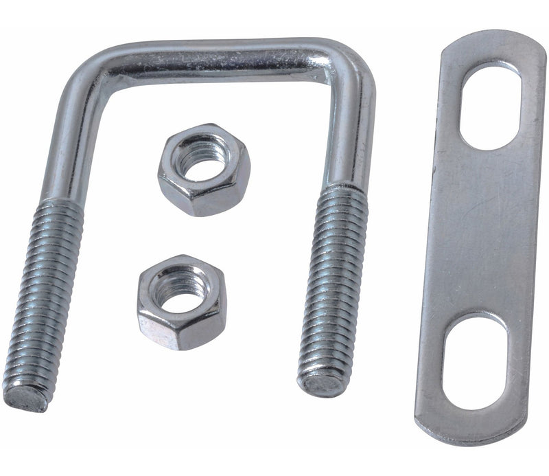 Buildex Square U Bolt, Carbon Steel, Zinc-Plated, 3 x 2-in L6