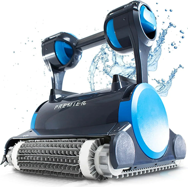 Dolphin Premier Robotic Pool Cleaner (2025 Model) with Multimedia, Oversized Leaf Bag, Standard & Ultrafine Filters, Weekly Timer, Waterline Cleaning & More 锟斤拷 for In-ground Swimming Pools up to 50ft K8