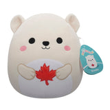 Canada Day Squishmallow Polar Bear Plush, 8-in