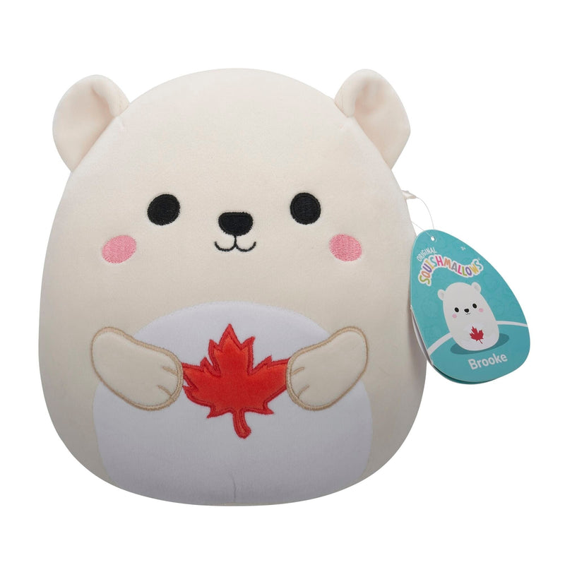 Canada Day Squishmallow Polar Bear Plush, 8-in Z3