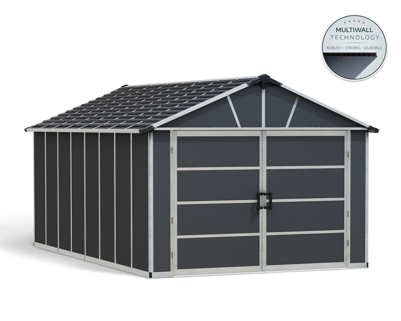 CANOPIA Yukon Multi-Function Polycarbonate Garage, 11x17-ft W3
