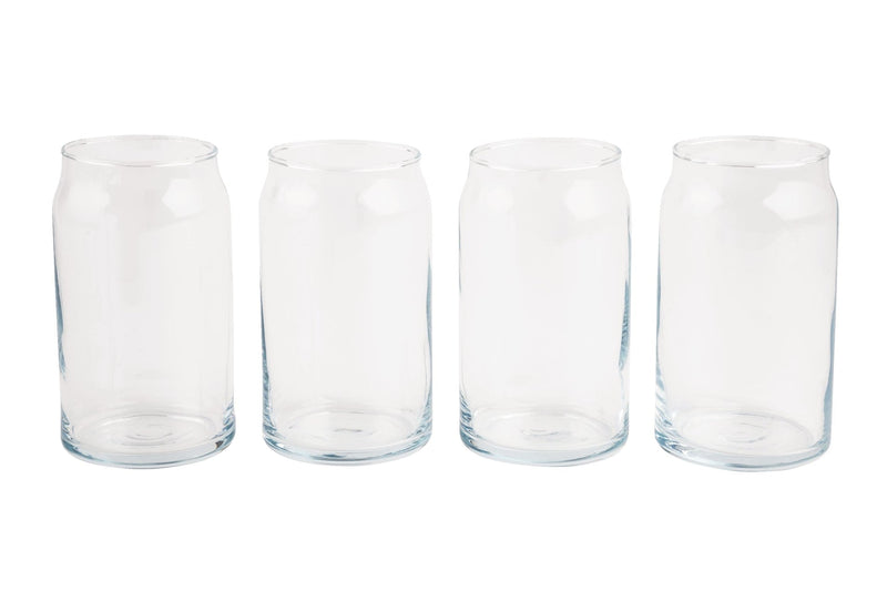 CANVAS Beer Can Glasses, 480-mL, 4-pc R0