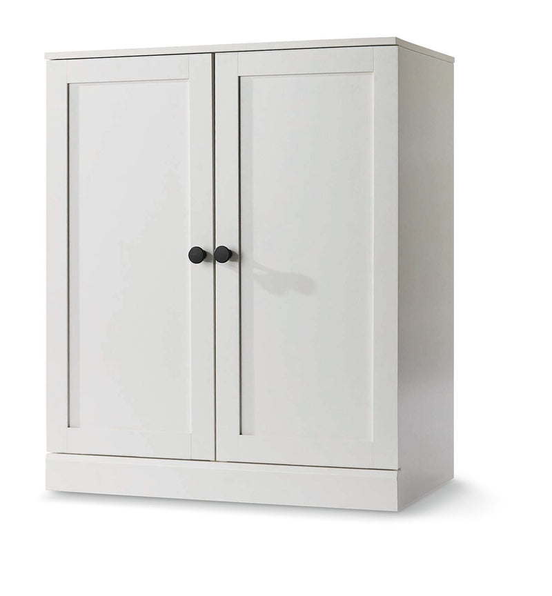 CANVAS Bellevue Modular Stackable Storage Cabinet, White V4