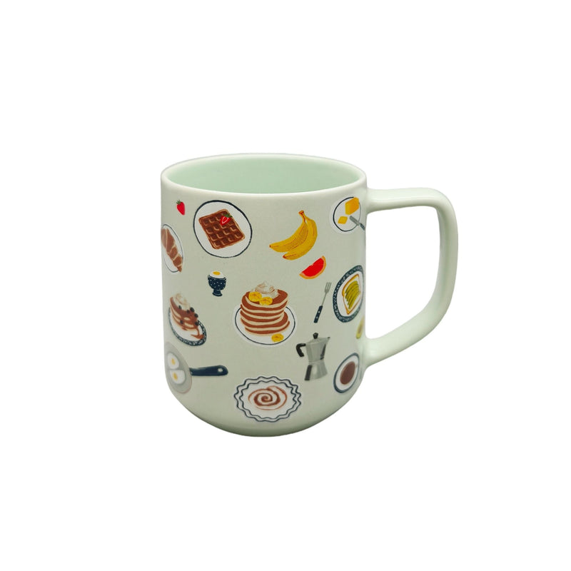 CANVAS Breakfast Suite Stoneware Mug, Green, 18-oz D0
