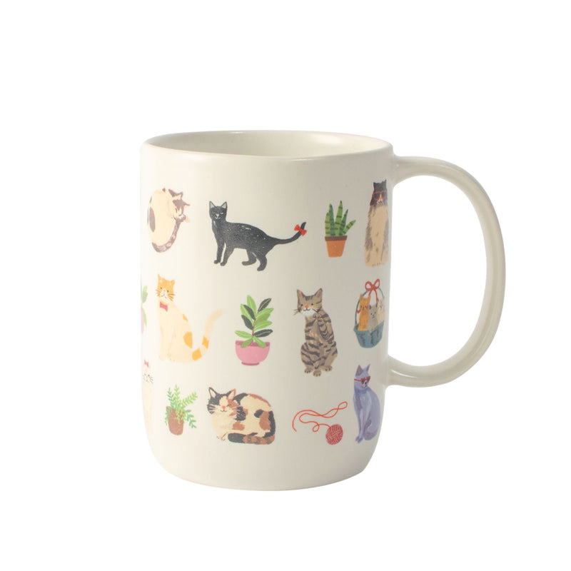 CANVAS Cat Stoneware Mug, 16-oz S4