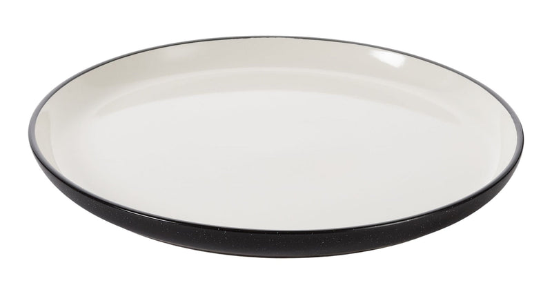 CANVAS Catalone Dinner Plate, 1-pc, Black/White E9