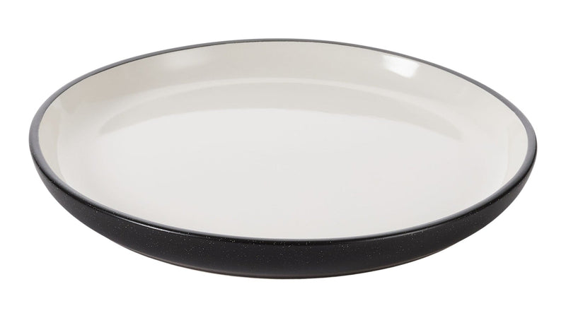 CANVAS Catalone Side Kitchen/Dinner Plate, 1-pc, Black/White A5