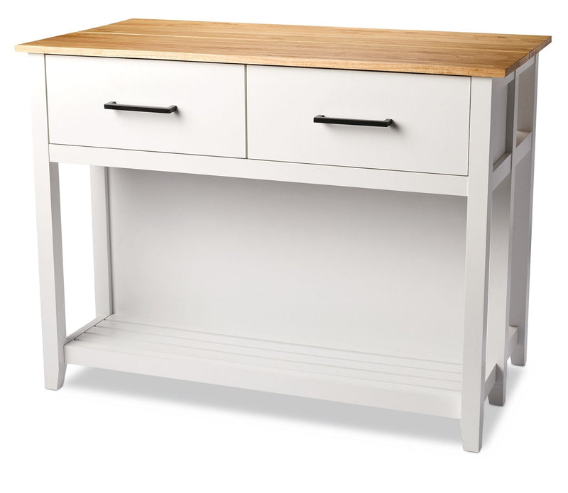 Canvas Conrich Kitchen Island, White B8