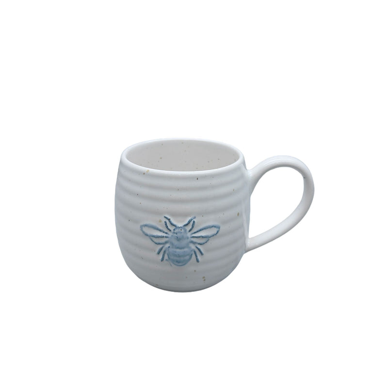 CANVAS Durable Stoneware Bee Mug, White, 14-oz P9