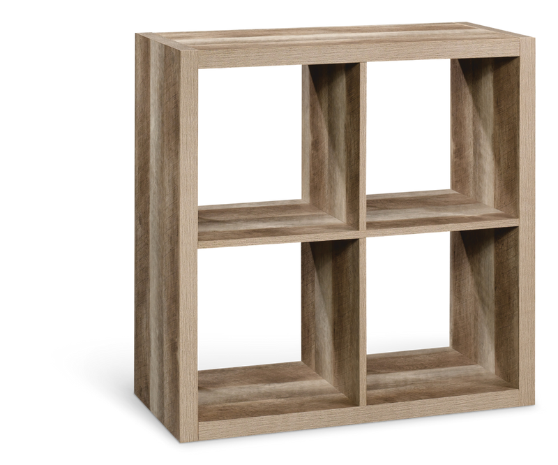 CANVAS Fraser 4-Cube Storage Organizer, Bookcase/Bookshelf, Light Oak Finish V9