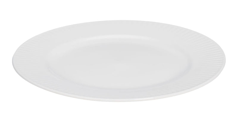 CANVAS Highbury Ribbed New Bone Salad Plate, 1-pc, White N2