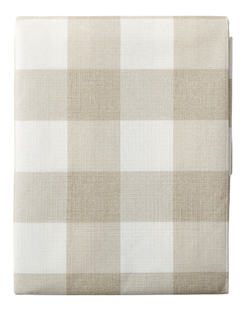 CANVAS Indoor/Outdoor Plaid PEVA Table Cloth, 60-in x 84-in B1