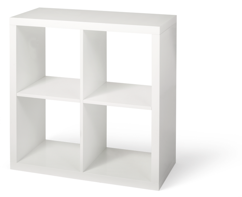 CANVAS Invermere 4-Cube Storage Organizer, Bookcase/Bookshelf, White Y7