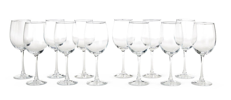 CANVAS Lead-Free Stemmed Wine Glass Set, 15.5-oz, 12-pk M1