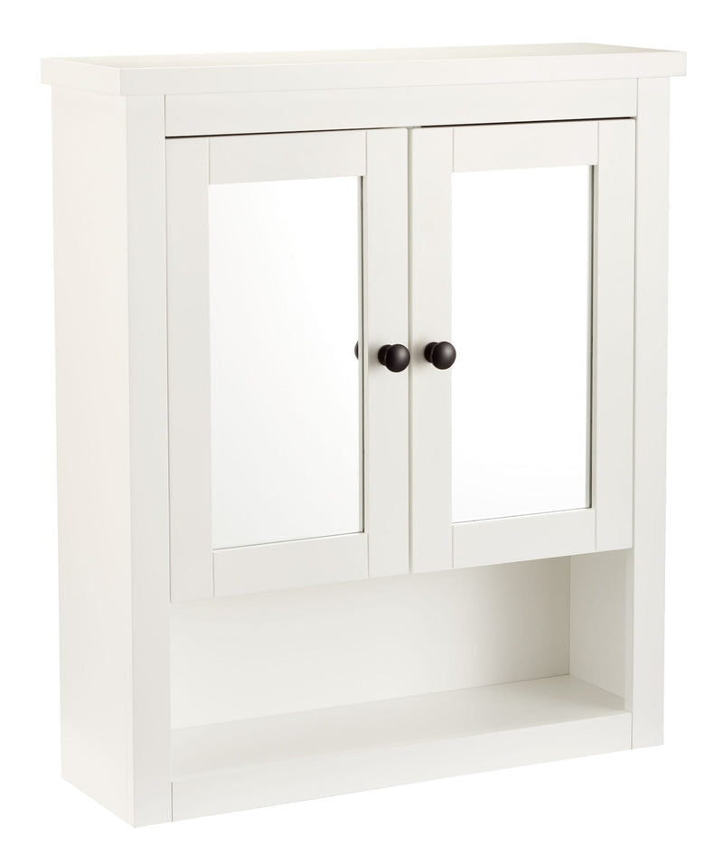CANVAS Luxton Wall-Mount Bathroom Cabinet, White H7