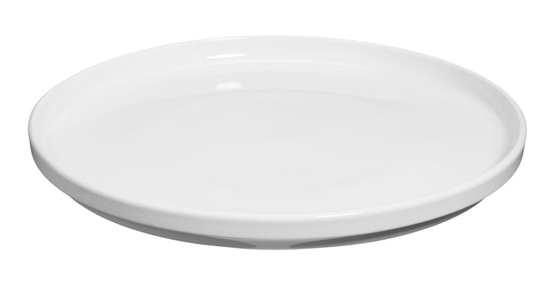CANVAS Modern Edge Porcelain Dinner Plate, 10.5-in, White P2