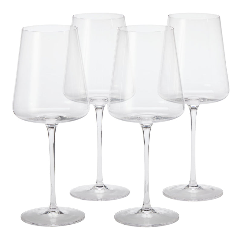 CANVAS Modern Lead-Free Stemmed Wine Glass Set, 4-pk E5