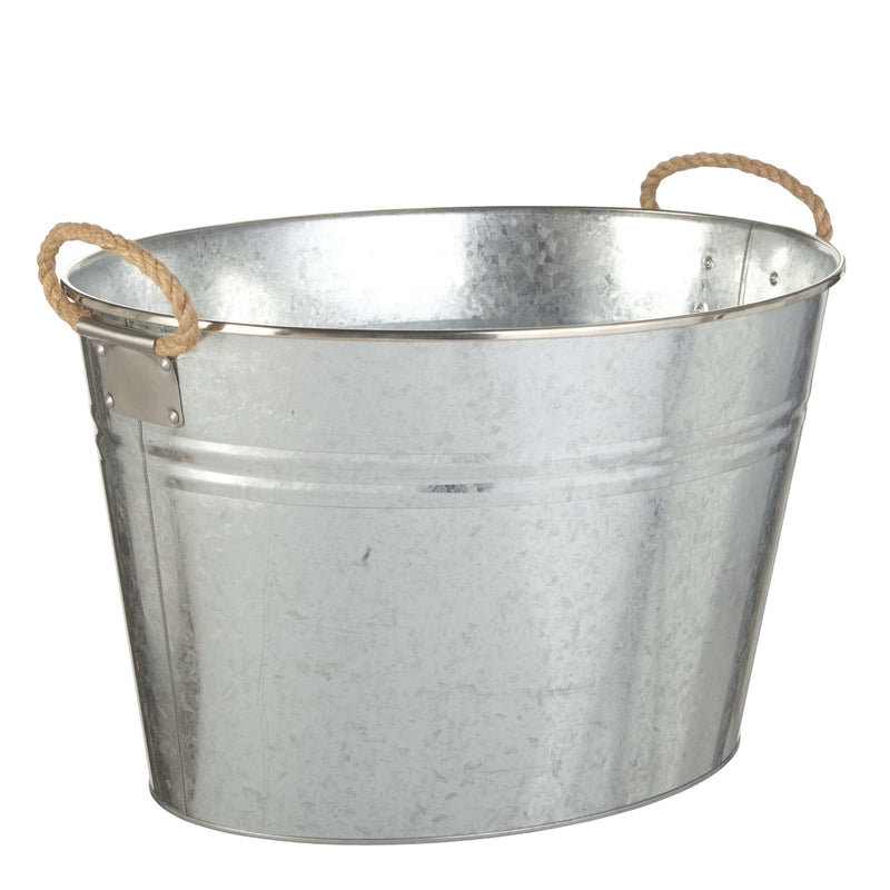 CANVAS Outdoor Oval Galvanized Party Tub, Assorted K1