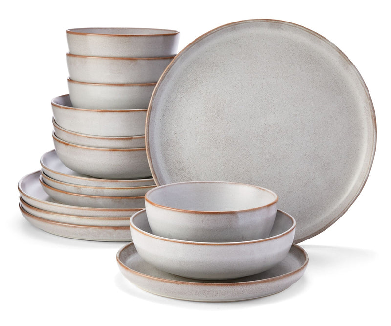 CANVAS Reactive Glaze Dinnerware Set, Serves 4, 16-pc O2