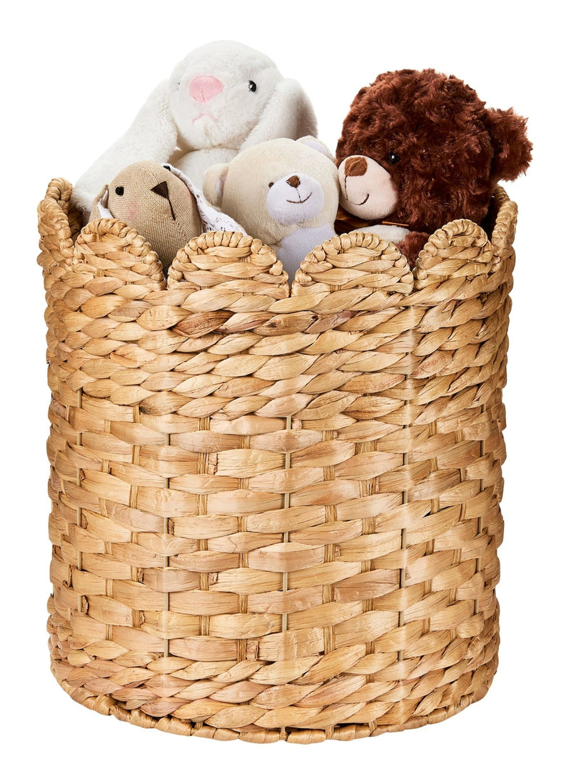 Canvas Sadie Woven Tall Water Hyacinth Storage Basket A2
