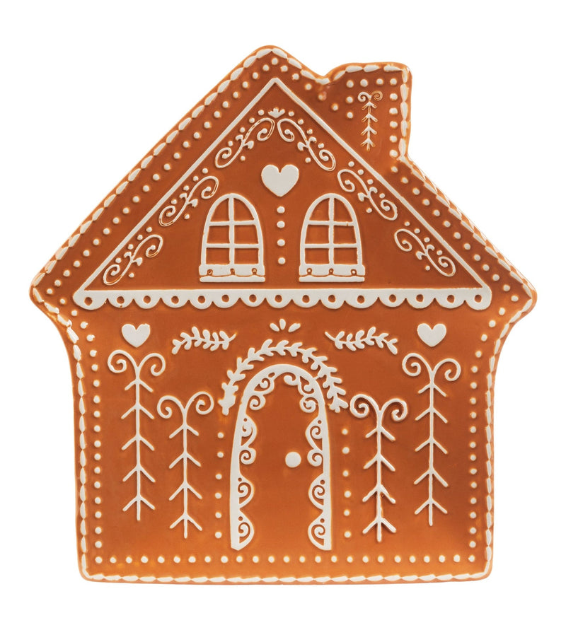 CANVAS Santa's Workshop Collection Gingerbread Serving Platter S1