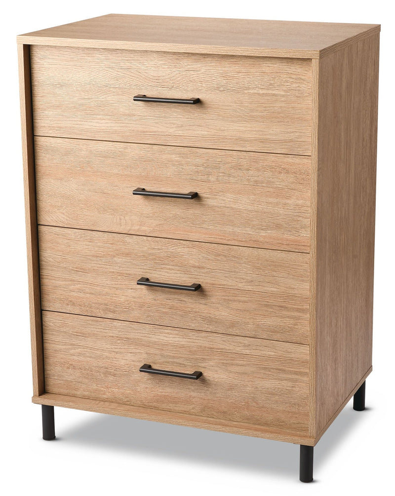 Canvas Sarnia 4-Drawer Dresser Chest, Oak L0