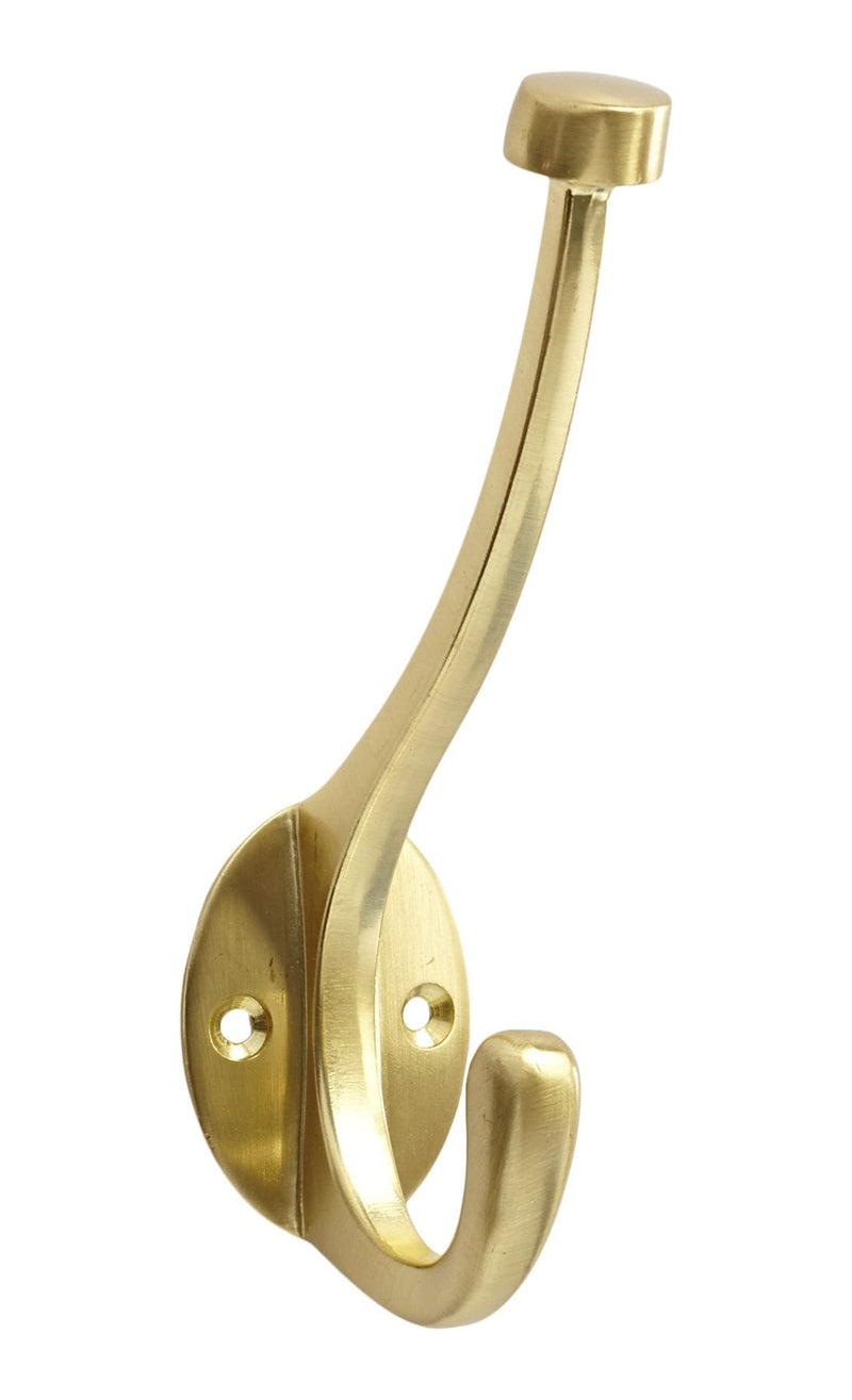CANVAS Stainless Steel Single Pill Top Hook, Brass G7
