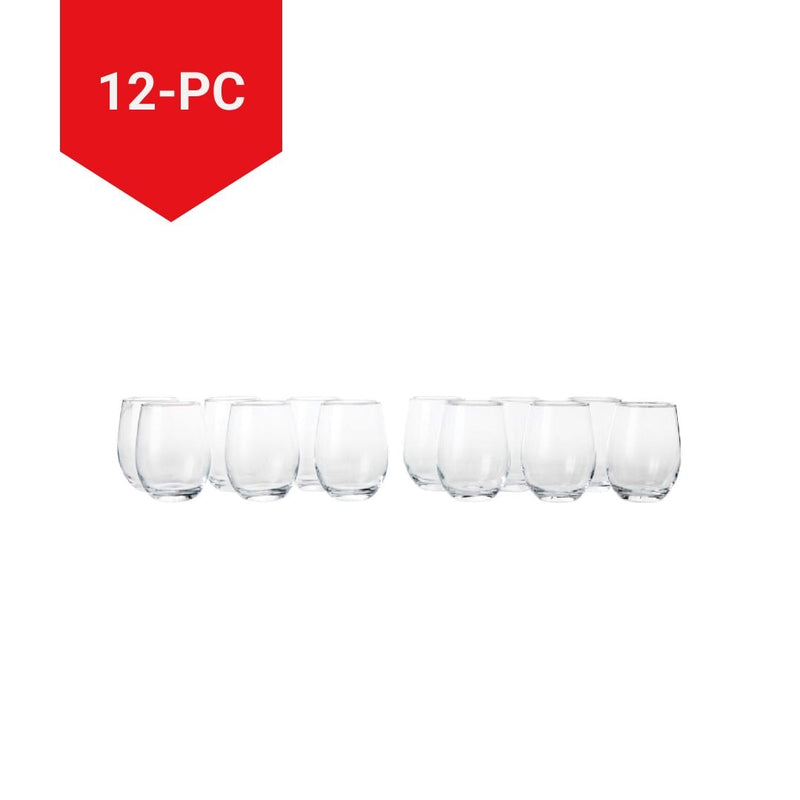 CANVAS Stemless Wine Glass Set, 18.5-oz, 12-pk N0