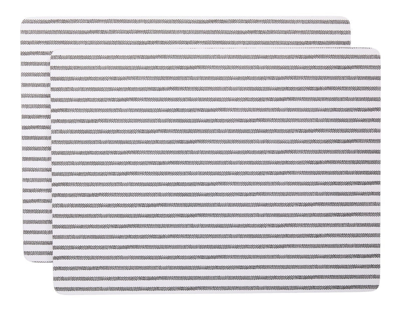 CANVAS Striped Rectangle Cork Placemat Set, Multi-Coloured, 11-in x 15-in, 2-pk W1
