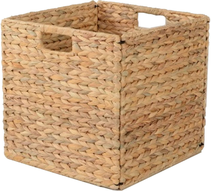 CANVAS Weiss Cube Woven Natural Material Collapsible Basket, 13 x 13-in R4