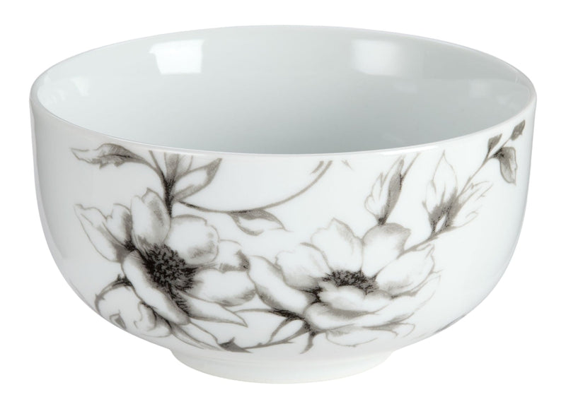 CANVAS Wild Rose All Purpose Bowl, 1-pc, White, Dishwasher & Microwave Safe N7