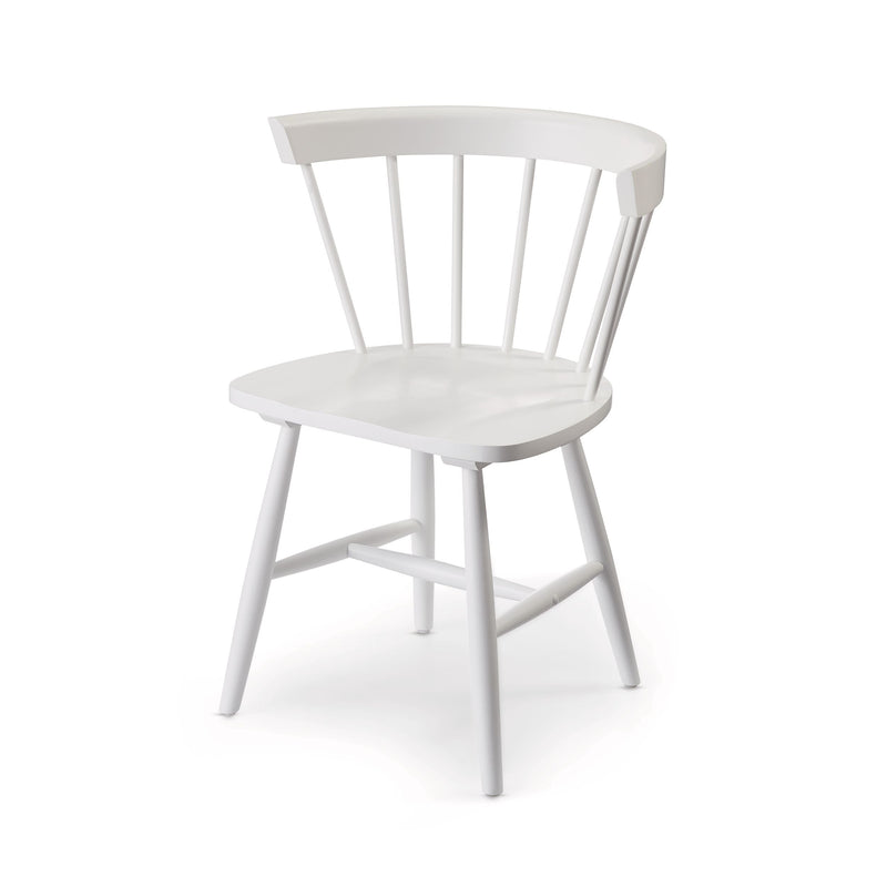 CANVAS Windsor Dining Chair, White O1