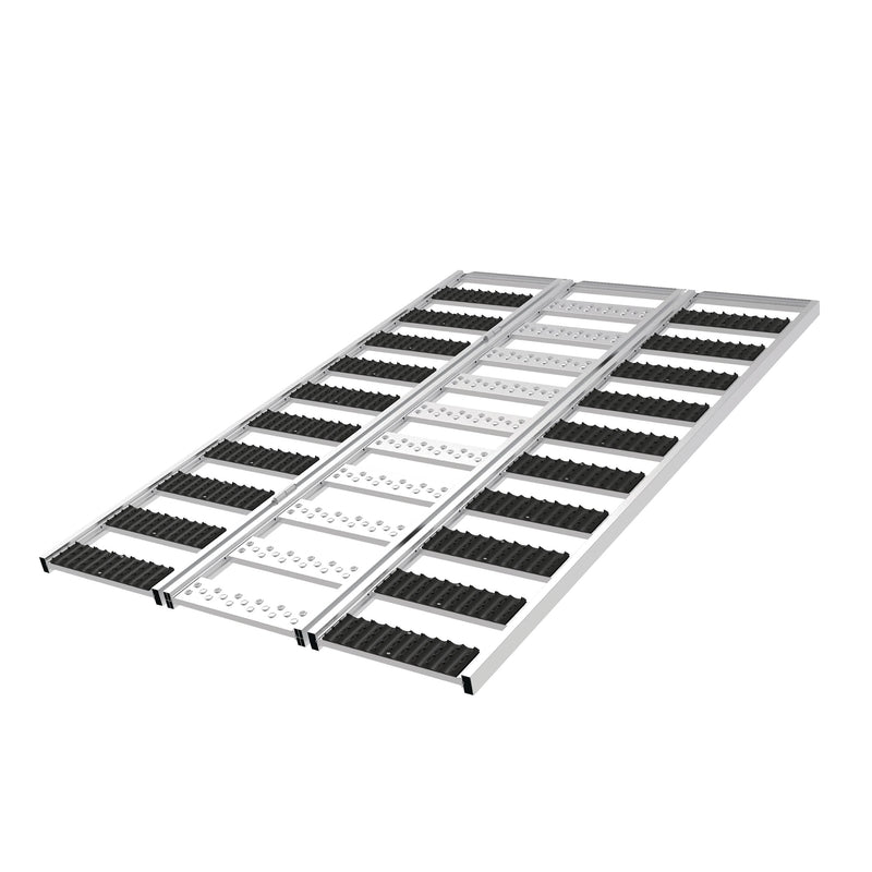 CargoMaster Aluminum Multi-Function Tri-Fold Snowmobile/ATV Ramp, 77 x 54-in, 1500-lb L5