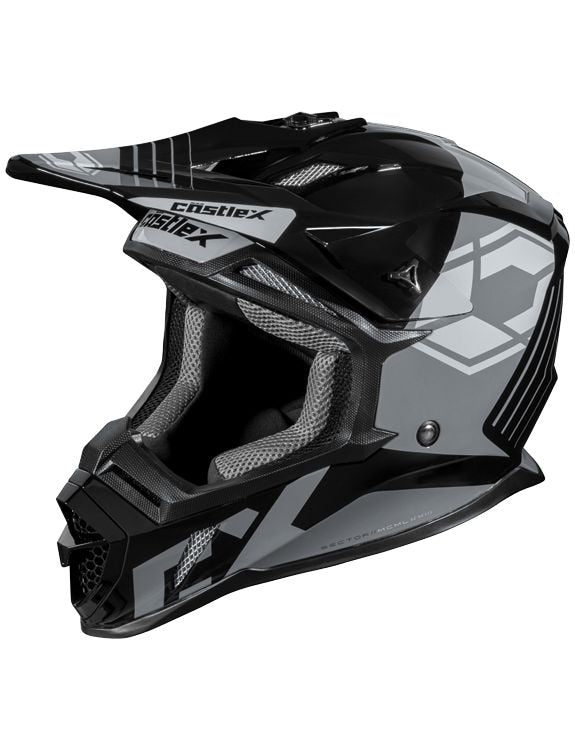 Castle X CX200 Sector MX Helmet, Grey I7