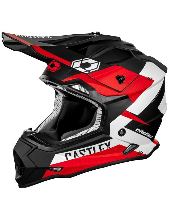 CASTLE X Youth Mode Flow MX Helmet, Matte Red D1
