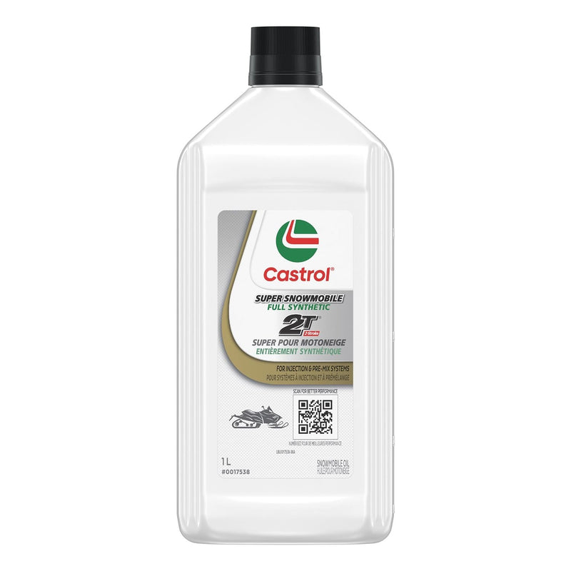 Castrol 2 Stroke Snowmobile Full Synthetic Oil Bottle X5