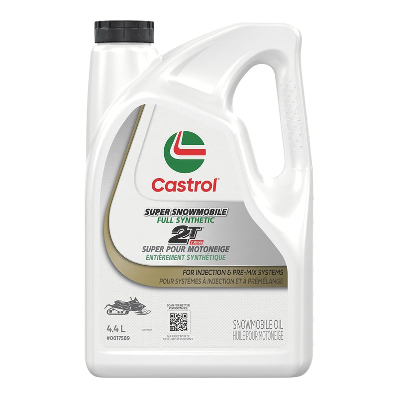 Castrol 2 Stroke Snowmobile Full Synthetic Oil Jug, 4.4-L R6