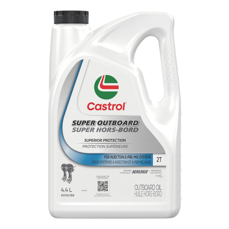 Castrol 2-Stroke Super Outboard Motor Oil, 4.4-L S0